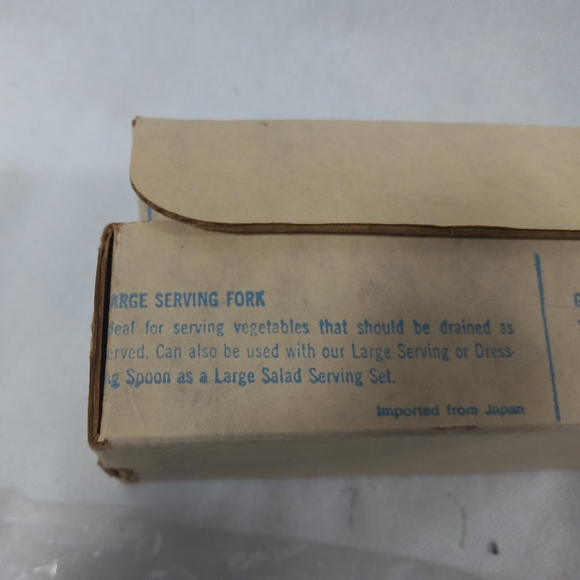 Vintage Windsor Stainless Steel Large Serving Fork With Box 12 Inch Long - Picture 6 of 6